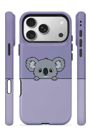 iPhone 17 Pro Max Vorian MagSafe Çift Katmanlı Saklanan Koalalı Kılıf