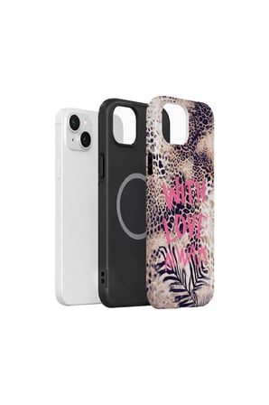 iPhone 14 Plus Vorian MagSafe Çift Katmanlı Wild Love Kılıf