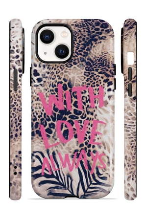 iPhone 14 Plus Vorian MagSafe Çift Katmanlı Wild Love Kılıf