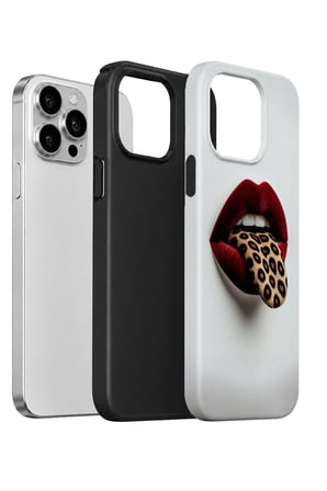 iPhone 12 Pro Vorian Çift Katmanlı Leopar Dudak Kılıf