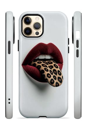 iPhone 12 Pro Vorian Çift Katmanlı Leopar Dudak Kılıf
