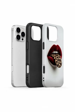 iPhone 16 Pro Max Vorian Çift Katmanlı Leopar Dudak Kılıf