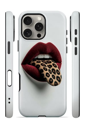 iPhone 16 Pro Max Vorian Çift Katmanlı Leopar Dudak Kılıf