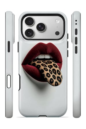 iPhone 17 Pro Vorian MagSafe Çift Katmanlı Leopar Dudak Kılıf