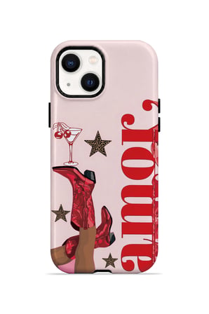 iPhone 14 Plus Vorian Çift Katmanlı Amour Leopar Kılıf