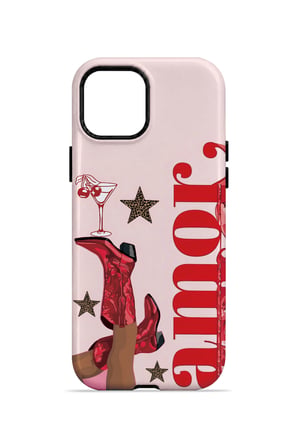 iPhone 14 Plus Vorian Çift Katmanlı Amour Leopar Kılıf