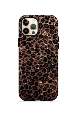iPhone 12 Pro Max Vorian Çift Katmanlı Klasik Leopar Kılıf