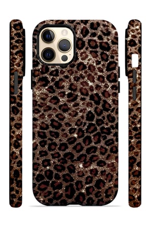 iPhone 12 Pro Max Vorian Çift Katmanlı Klasik Leopar Kılıf