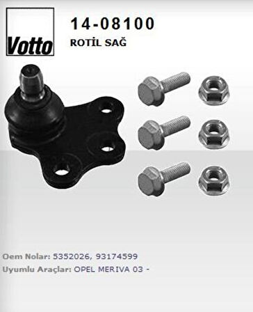 Votto 14-08100 Rotil Sağ Meriva 99-02 5352026