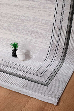 Voyage %100 Akrilik Yumuşak Dokulu Halı Kilim Salon Mutfak Koridor Yolluk Dokuma Makine Halısı