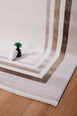 Voyage %100 Akrilik Yumuşak Dokulu Halı Kilim Salon Mutfak Koridor Yolluk Dokuma Makine Halısı