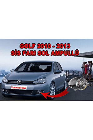Volkswagen GOLF6 - JETTA - CADDY Sis Farı Sol Ampullü Ön Şoför Tarafı