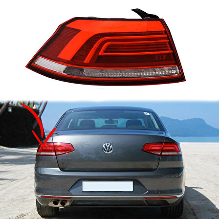 Volkswagen Passat B8 2015-2019 Trendline Sol Dış Stop Led - 3G5945095C