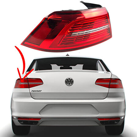 Volkswagen Passat B8 2015-2019 Highline Sol Dış Stop Led - 3G5945207C