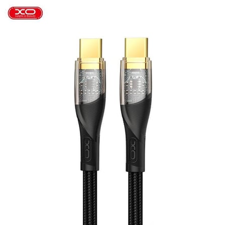 Delux Serisi Masaüstü Şarj Pratik Type-C to Type-C Kablo NB-Q223B 60W 5Gbps
