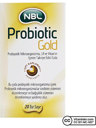 Nbl Probiotic Gold 20 Saşe