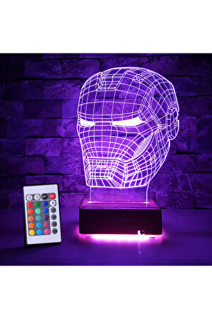 Doğum Günü Hediyesi Demiradam Led 3D Lamba