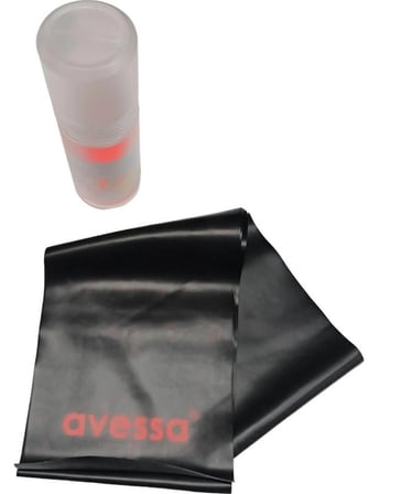 Delux Serisi Fitness İpi Spor Aleti Kuvvet Bandı PB-55 Tüpte Plates Lastiği Siyah 55 mm
