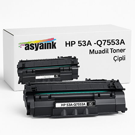 Asyaink HP 7553A Muadil Toner Çipli 3000 Sayfa Q7553A