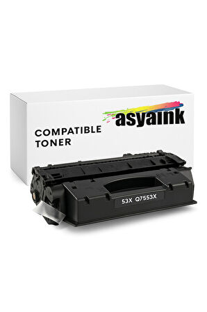 Asyaink HP 53X-Q7553X Muadil Toner – Yüksek Kapasiteli – 6.000 Sayfa