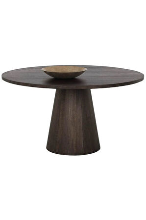 Verona Ceviz Ahşap Yemek Masası 120x120