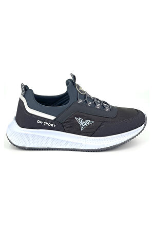 Erkek Füme Bağcıksız Esnek Çok Hafif Günlük Sneaker Spor Ayakkabı