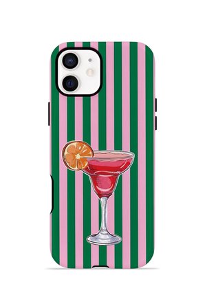 iPhone 11 Vorian Çift Katmanlı Kılıf Pink Citrus Cocktail