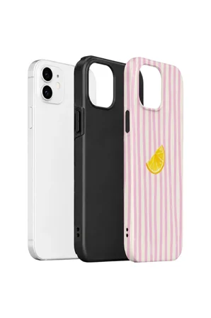 iPhone 11 Vorian Çift Katmanlı Kılıf Pink Lemon Drop