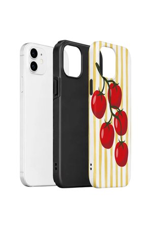 iPhone 11 Vorian Çift Katmanlı Kılıf Tomato Market Stripe
