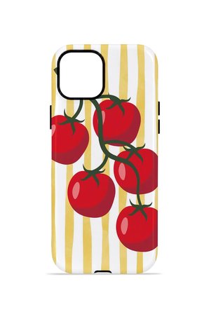 iPhone 11 Vorian Çift Katmanlı Kılıf Tomato Market Stripe