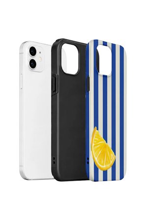 iPhone 12 Vorian Çift Katmanlı Kılıf Lemon Coast Stripe