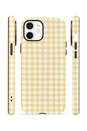 iPhone 12 Vorian Çift Katmanlı Kılıf Butter Gingham