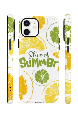 iPhone 12 Vorian Çift Katmanlı Kılıf Slice Of Summer