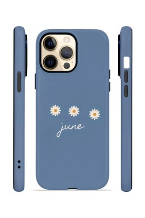 iPhone 12 Pro Vorian Çift Katmanlı Kılıf June Daisy Blue