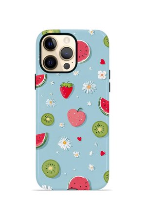 iPhone 12 Pro Max Vorian Çift Katmanlı Kılıf Fruit Confetti Sky