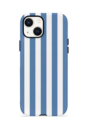 iPhone 14 Vorian Çift Katmanlı Kılıf Blue Marina Stripe