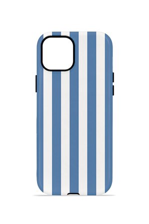 iPhone 14 Vorian Çift Katmanlı Kılıf Blue Marina Stripe