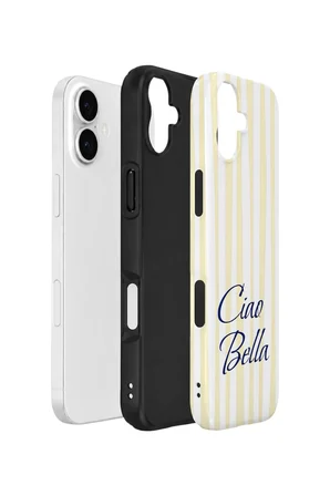 iPhone 16 Vorian Çift Katmanlı Kılıf Ciao Bella Lemon