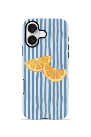 iPhone 16 Vorian Çift Katmanlı Kılıf Blue Orange Slices