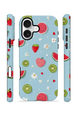 iPhone 17 Vorian Çift Katmanlı Kılıf Fruit Confetti Sky