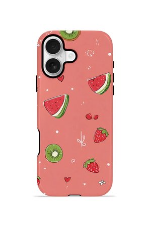 iPhone 17 Vorian Çift Katmanlı Kılıf Summer Fruit Crush