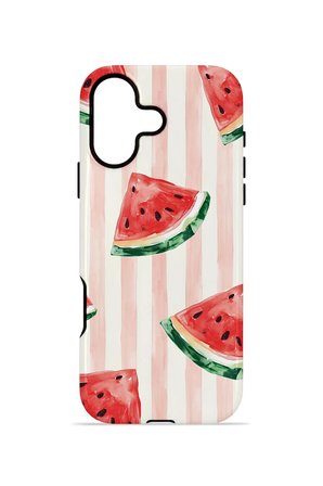 iPhone 17 Vorian Çift Katmanlı Kılıf Watermelon Blush Stripe