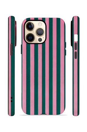 iPhone 13 Pro Vorian Çift Katmanlı Kılıf Pink Navy Cabana