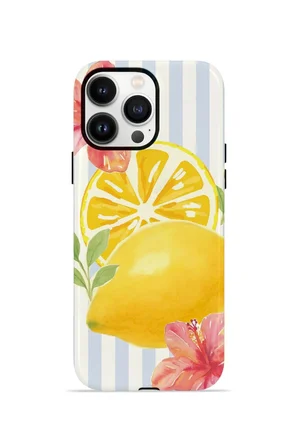 iPhone 13 Pro Max Vorian Çift Katmanlı Kılıf Lemon Blossom Coast
