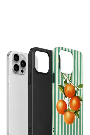 iPhone 13 Pro Max Vorian Çift Katmanlı Kılıf Italian Orange Orchard