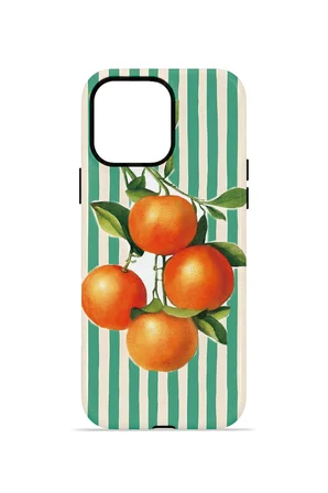 iPhone 13 Pro Max Vorian Çift Katmanlı Kılıf Italian Orange Orchard