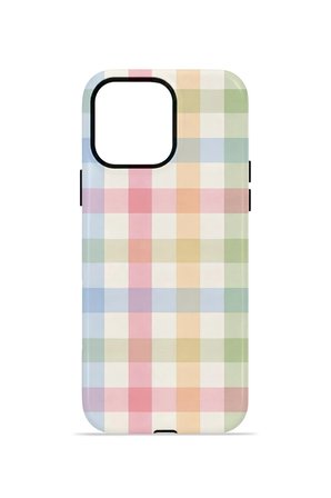 iPhone 13 Pro Max Vorian Çift Katmanlı Kılıf Pastel Gingham