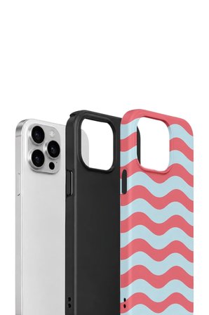 iPhone 13 Pro Max Vorian Çift Katmanlı Kılıf Retro Wave Candy
