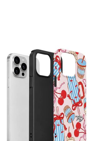 iPhone 14 Pro Vorian Çift Katmanlı Kılıf Dolce Cherry Picnic