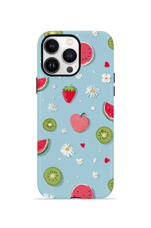 iPhone 14 Pro Vorian Çift Katmanlı Kılıf Fruit Confetti Sky